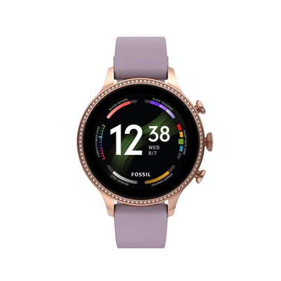 Fossil Gen 6 Smartwatch Purple Silicone, , hi-res